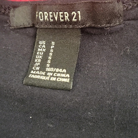 Forever 21 “Gold Digger” Black Gold Crop Top - Picture 3 of 3